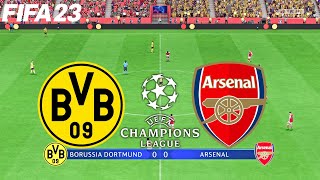 FIFA 23 | Borussia Dortmund vs Arsenal - UCL UEFA Champions League - PS5 Gameplay