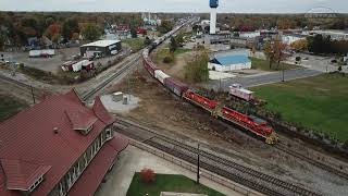 Huron and Eastern at Durand! (Drone Video)