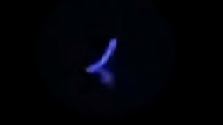 Large blue UFO crashed into the ocean near Hawaii