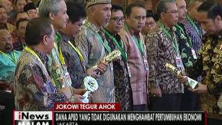 Presiden Jokowi tegur Ahok terhadap APBD yang tidak digunakan - iNews Malam 04/08