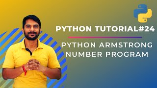 Python Armstrong Number Program (For 3 Digit Number) - In Hindi