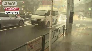 落雷？で東京・世田谷区や狛江市の6700軒で停電(13/08/12)