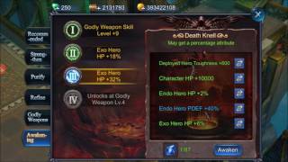 Goddess: Primal Chaos Godly Weapon Looks\u0026Awakening [HD]