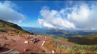 秋田駒ヶ岳（片倉岳展望台）360度映像 360°video of Mt.Akita-Komagatake [Katakuradake View Point]