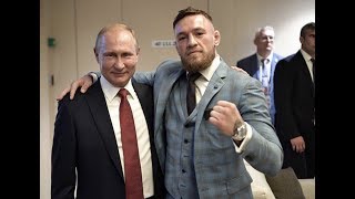 Conor McGregor meets Vladimir Putin at 2018 World Cup Final
