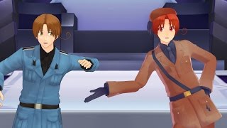 Thanks for 1000 subs (Scream) Hetalia MMD