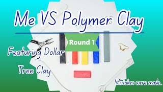 I Try Dollar Tree Polymer Clay | It Doesn't Go Well...