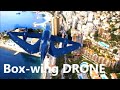 B2B™ Endless wing DRONE powered by two E-props - Video created by AI