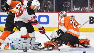 New Jersey Devils vs. Philadelphia Flyers | EXTENDED HIGHLIGHTS | 3/17/21 | NBC Sports