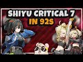 1m32s Shiyu Critical 7 Full Clear - ZY and Piper/Burnice - ZZZ 1.2 October