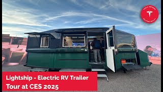 Lightship Electric RV Trailer Walkthrough | CES 2025 Tour