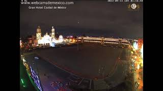 #Zócalo #CDMX | MOMENTO EXACTO en el que suena la ALERTA SÍSMICA, 22 septiembre de 2022