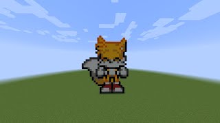 Minecraft Pixel Art Knuckles Tutorial