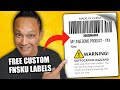 Print, Edit & Customize Amazon FNSKU Barcode Labels for FREE