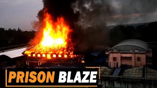 Prisoners set ablaze a Thai prison over Covid cluster