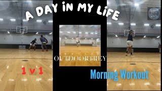 OUTDOORTREY | BASKETBALL WORKOUT| 1 V 1 | Hard work paying off!| Getting back to my first Love