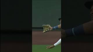 MLB / Mariners Julio Rodriguez Diving Catch is CHALLENGED by The Yankees  #shorts #mlb #fyp