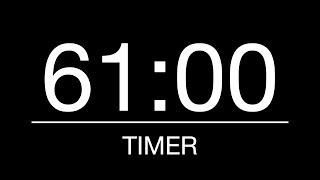 61 Minutes Timer/Countdown with Alarm - 1 Hour 1 Minute