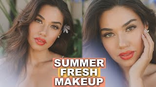 Easy & Quick Summer Fresh Makeup | Eman