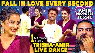 Trisha Clean Bowled🤩Amir Sweeps Jessi off her Feet🥰Semma Dance Tribute💖Watch Out for STR's Reaction🔥