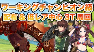 【FGO】南溟弓張八犬伝「ワーキングチャンピオン級」3ターン周回（配布\u0026低レア中心）