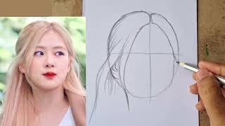 blackpink Rose Drawing || Blackpink Rose