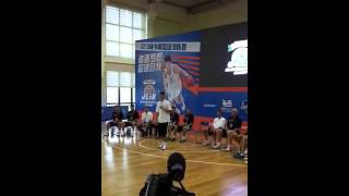 Jeremy Lin 2012東莞籃球訓練營開幕式發言