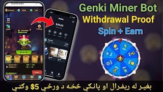 Genki Miner Bot Instant Payment: Real Withdrawal Proof \u0026 Quick Guide!