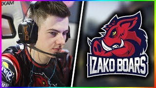 NIESAMOWITE AKCJE IZAKO BOARS w CS:GO! | STOMP , NEEX , REPO , LULLIGUZMAN , KAMIL , IZAK