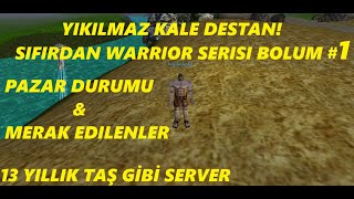 DESTAN SIFIRDAN WARRIOR #1 13YILLIK SERVER VE PAZAR \u0026 KNIGHT ONLINE'DA EN KOLAY ÇAR DİZME YÖNTEMİ