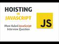 JavaScript Hoisting Explained | var vs let vs const | JavaScript Interview Series Part 4 #javascript