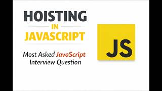 JavaScript Hoisting Explained | var vs let vs const | JavaScript Interview Series Part 4 #javascript