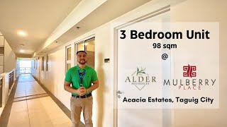 Home Investment: 3 Bedroom Unit | 98 sqm | Near BGC, Ortigas and Airport