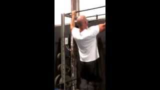 Birmingham, Al. Personal Trainer Brad Pugh owner of Shaping U Fitness (Doing Pull Ups)