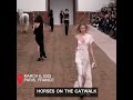 Horses on the catwalk: Stella McCartney pushes leather-free fashion