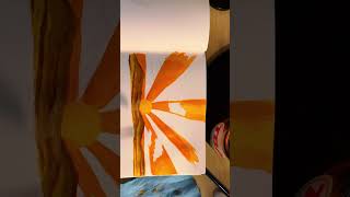 Inktober Word of the Week is Sunrise #artshorts #art #sun #quicksketch #paintingtechniques