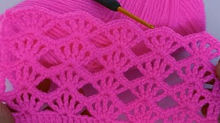 You will never get bored with this crochet pattern. How to crochet for beginners