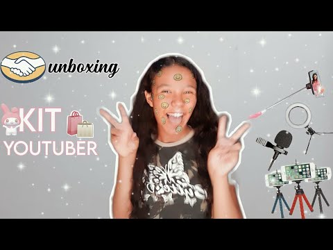 Unboxing: Kit Youtuber Mercado Livre 🥳 - YouTube