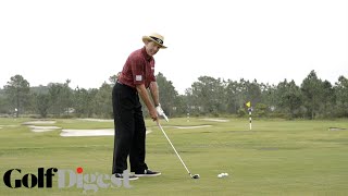 David Leadbetter on How To Do The A Swing Downswing | Golf Tips | Golf Digest