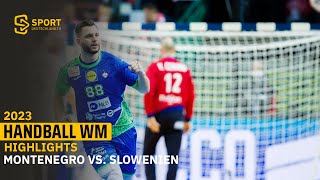 Slowenien siegt zum Ende der Hauptrunde locker gegen Montenegro | SDTV Handball