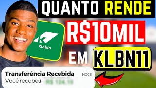 KLBN11 - QUANTO RENDE R$ 10 MIL EM AÇÕES da KLABIN em 2025? VALE A PENA?