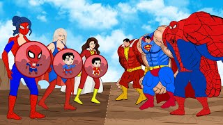 Evolution Of SPIDERMAN, SHAZAM & SUPERMAN Family PREGNANT: Exploring Superheroes Evolutionary Power