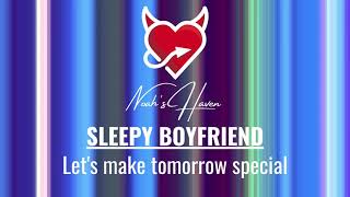 ASMR Falling Asleep On your Sleepy Boyfriend's Chest [rain][sleep-aid][kissing]