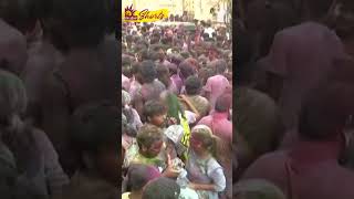 வட மாநிலங்களில் கோலாகலமாக கொண்டாடப்படும் ஹோலி பண்டிகை! #holi #celebration #india  #shorts