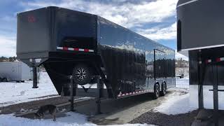 8.5x36 Gooseneck Cargo Trailer Insulated with Blackout Package!