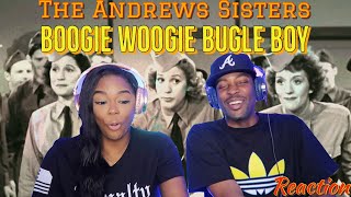 First time ever hearing Andrews Sisters "Boogie Woogie Bugle Boy" Reaction | Asia and BJ