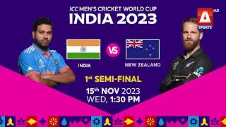 The countdown to the 1st semi-final clash of ICC Cricket World Cup 2023 begins!
