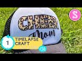 How to Put HTV on a Hat with Cricut EasyPress (Timelapse with Tutorial)