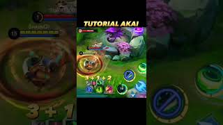 Akai tutorial ✅ #mobilelegends #mlbb #mlbbcreatorcamp #akai -#tutorial #fyp #foryou