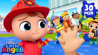 Finger Family Playground | Little Angel Kids TV Shows Full Episodes